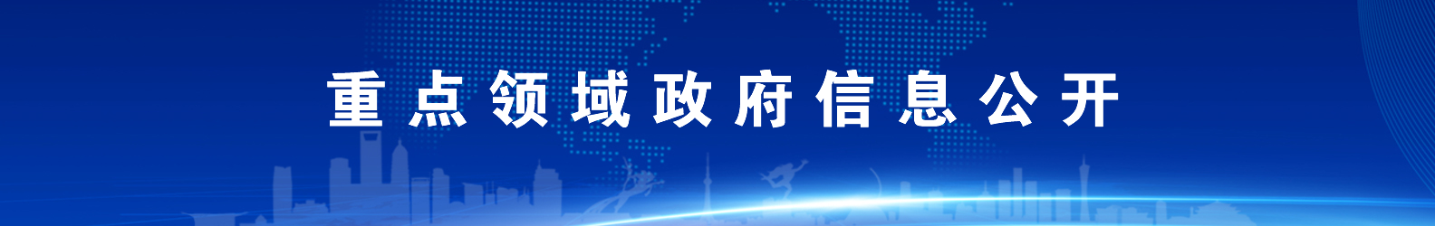 重点领域信息公开